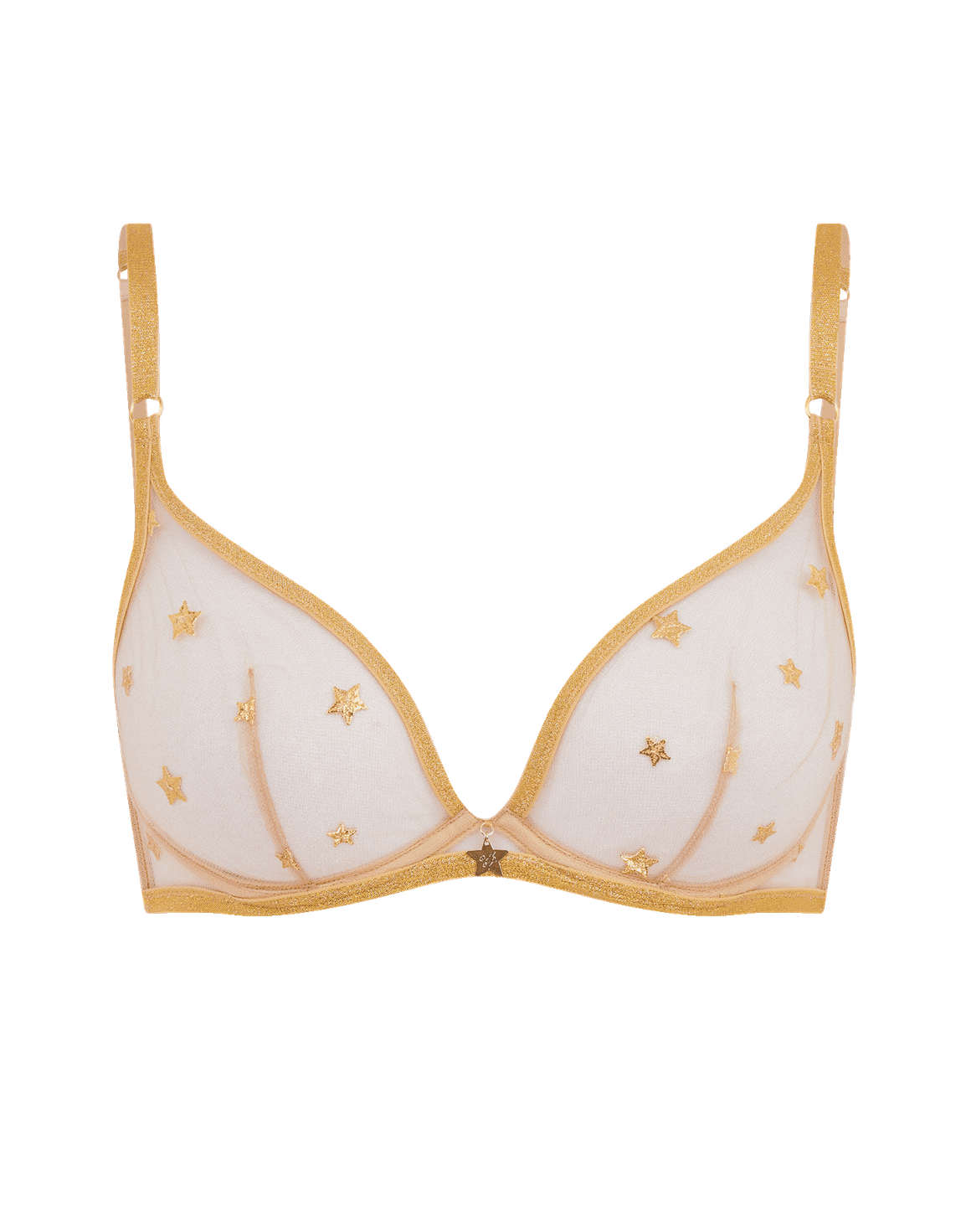 Zadi Full Cup Underwired Bra Gold | Agent Provocateur