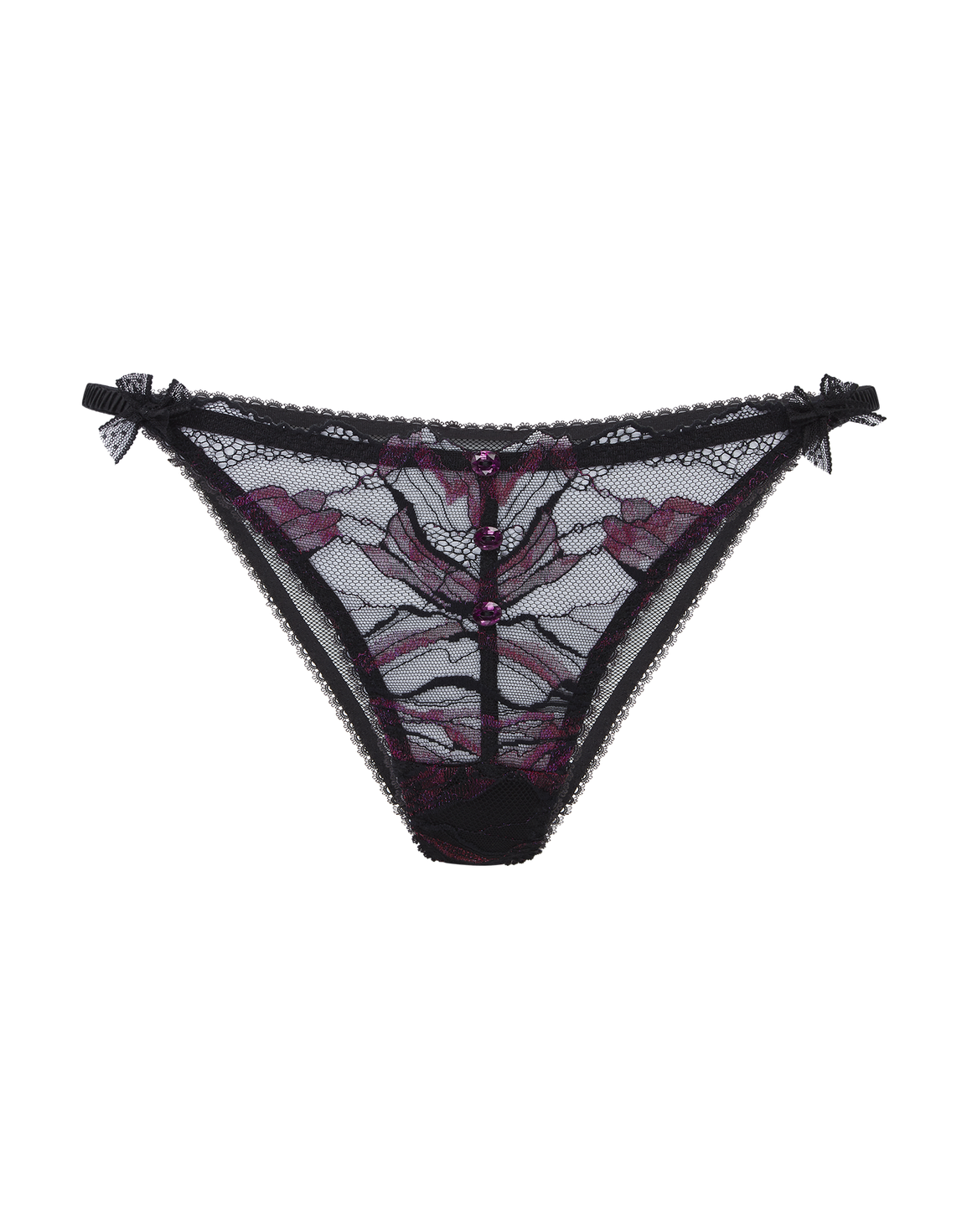 Karmen Full Brief Black/Purple Black | Agent Provocateur
