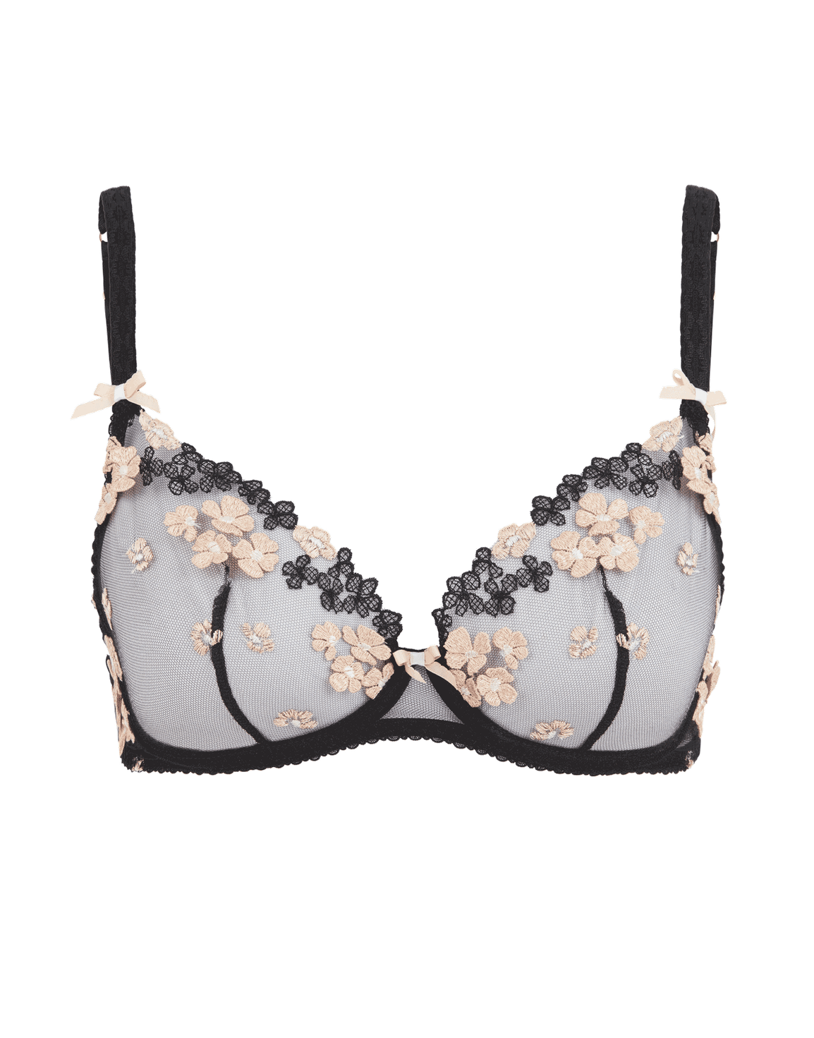 Bethanie Full Cup Underwired Bra Black | Agent Provocateur