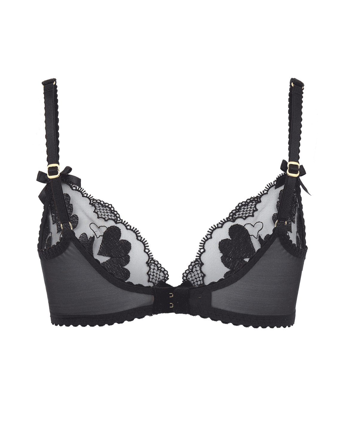 Milena Plunge Underwired Bra Black | Agent Provocateur