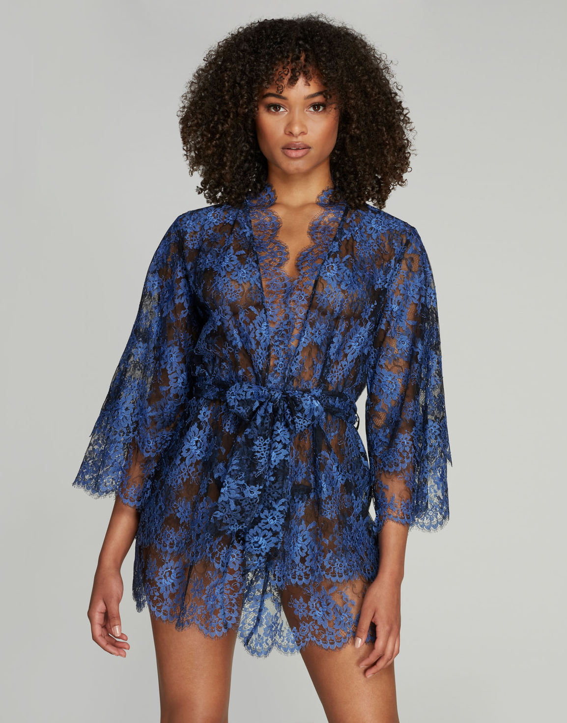 Carline Kimono Black | Agent Provocateur
