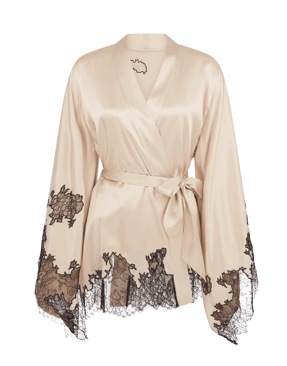 Christi Short Kimono Ivory | Agent Provocateur