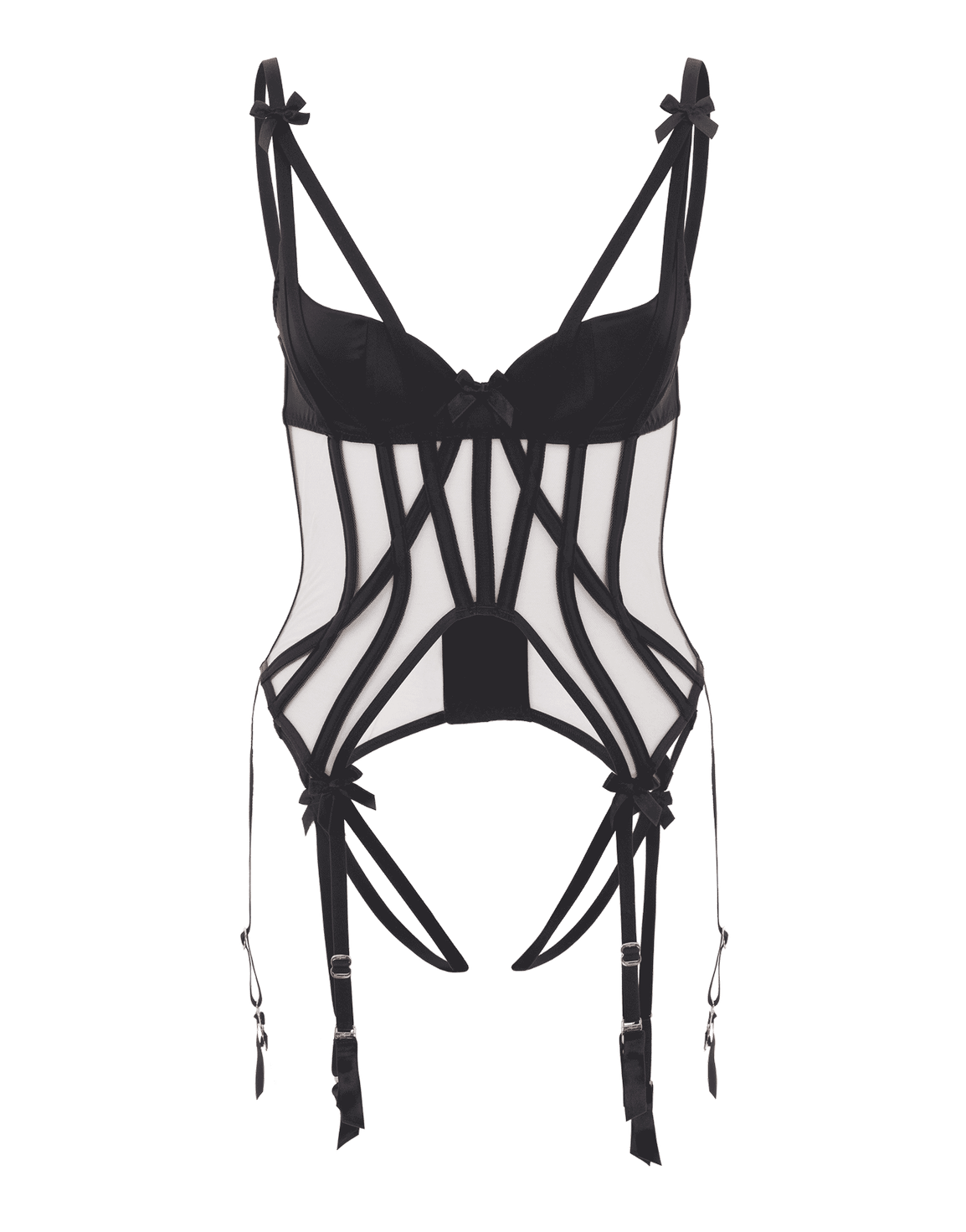 Kiah Playsuit Black | Agent Provocateur