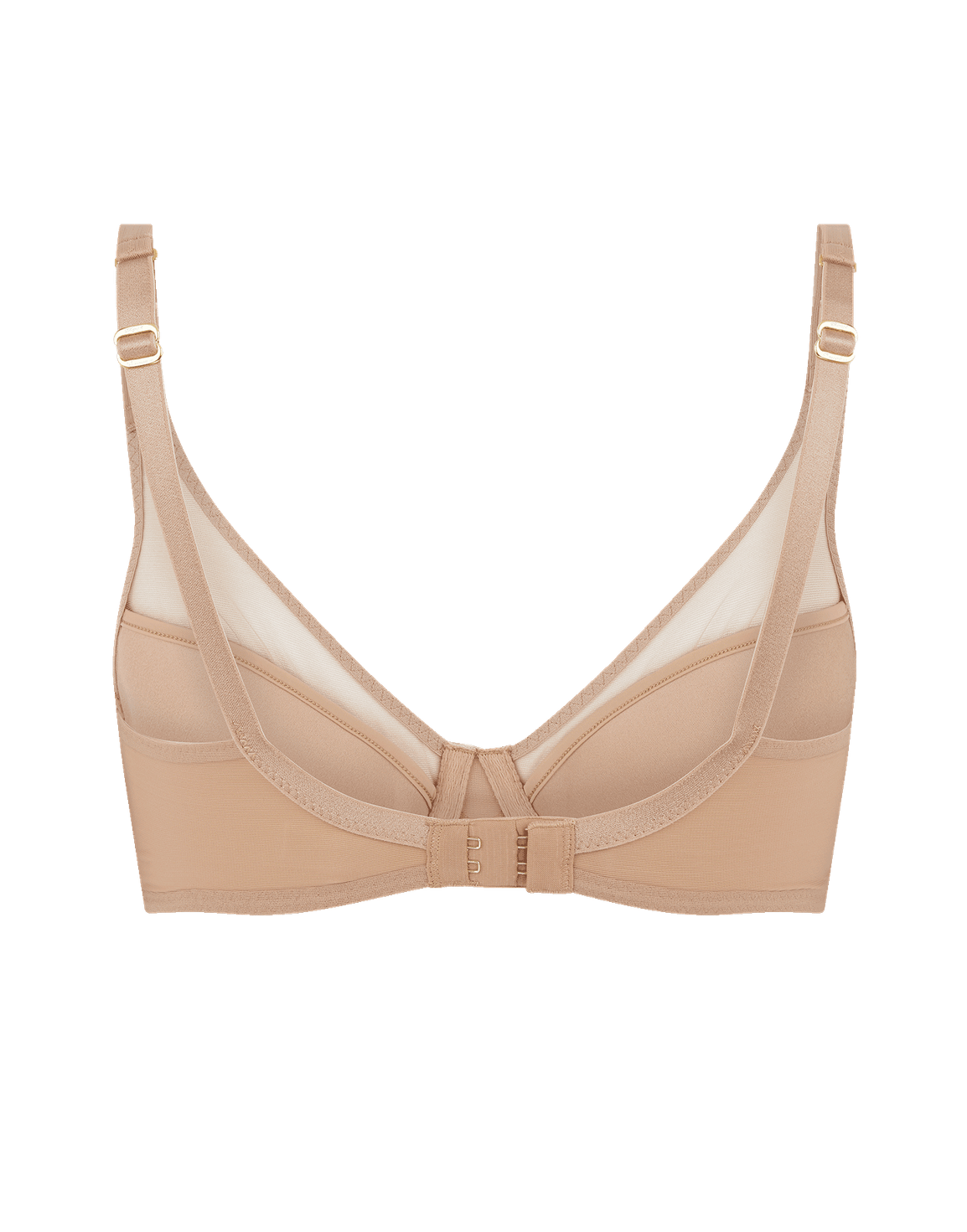 Lucky Padded Plunge Underwired Bra Noisette | Agent Provocateur