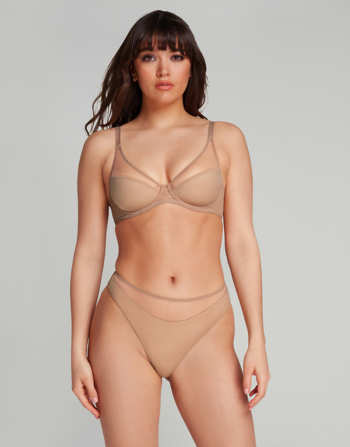Lucky High Leg Brief Noisette | Agent Provocateur
