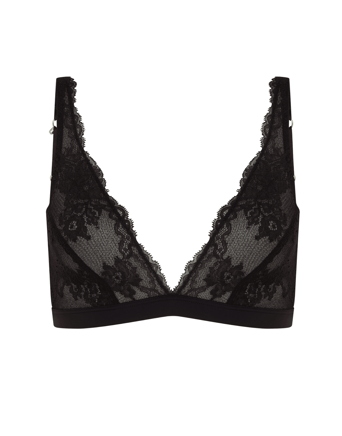 Ginah Soft Cup High Apex Bra Black | Agent Provocateur