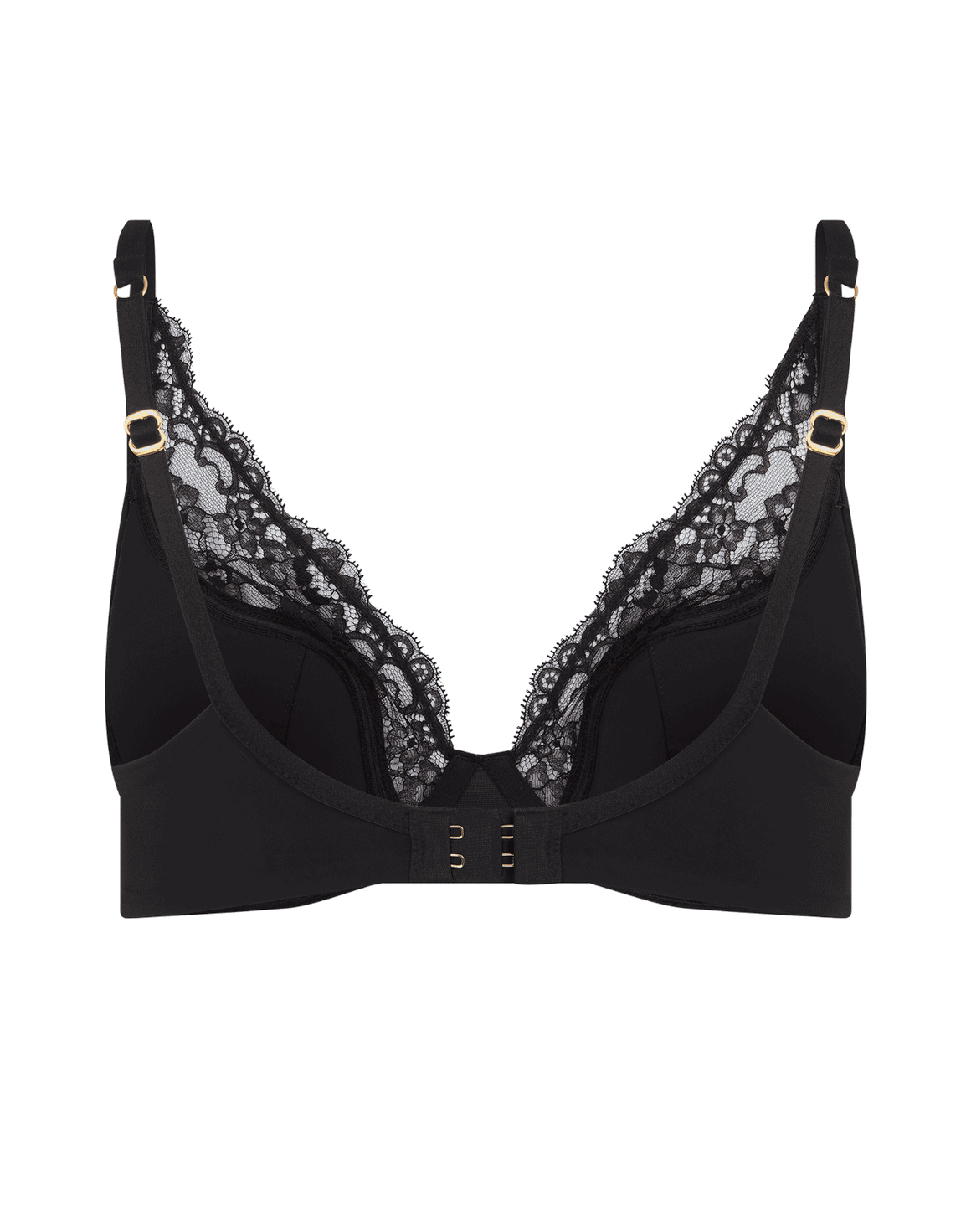 Brigette Padded High Apex Underwired Bra Black | Agent Provocateur