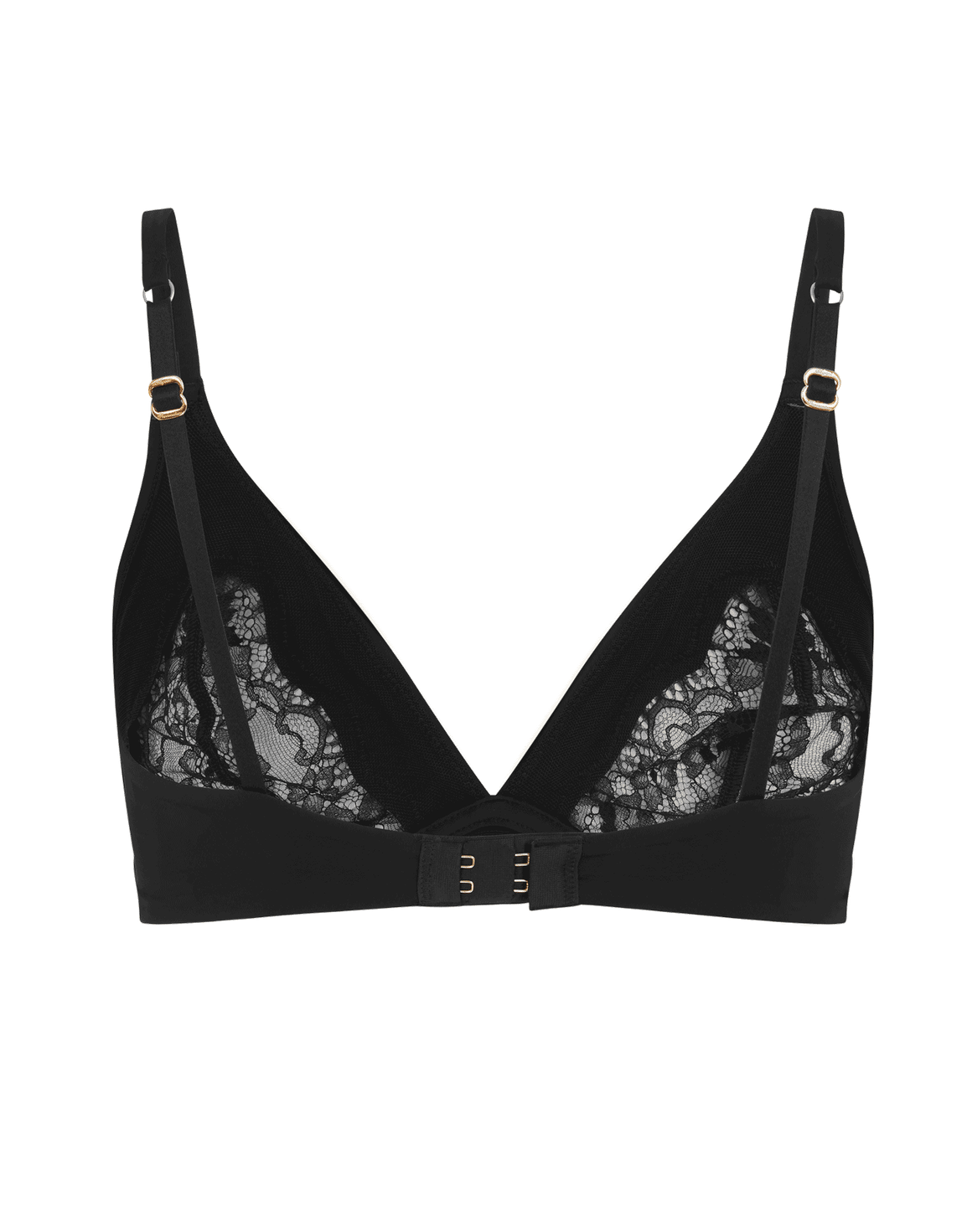 Brigette Soft Cup High Apex Bra Black | Agent Provocateur