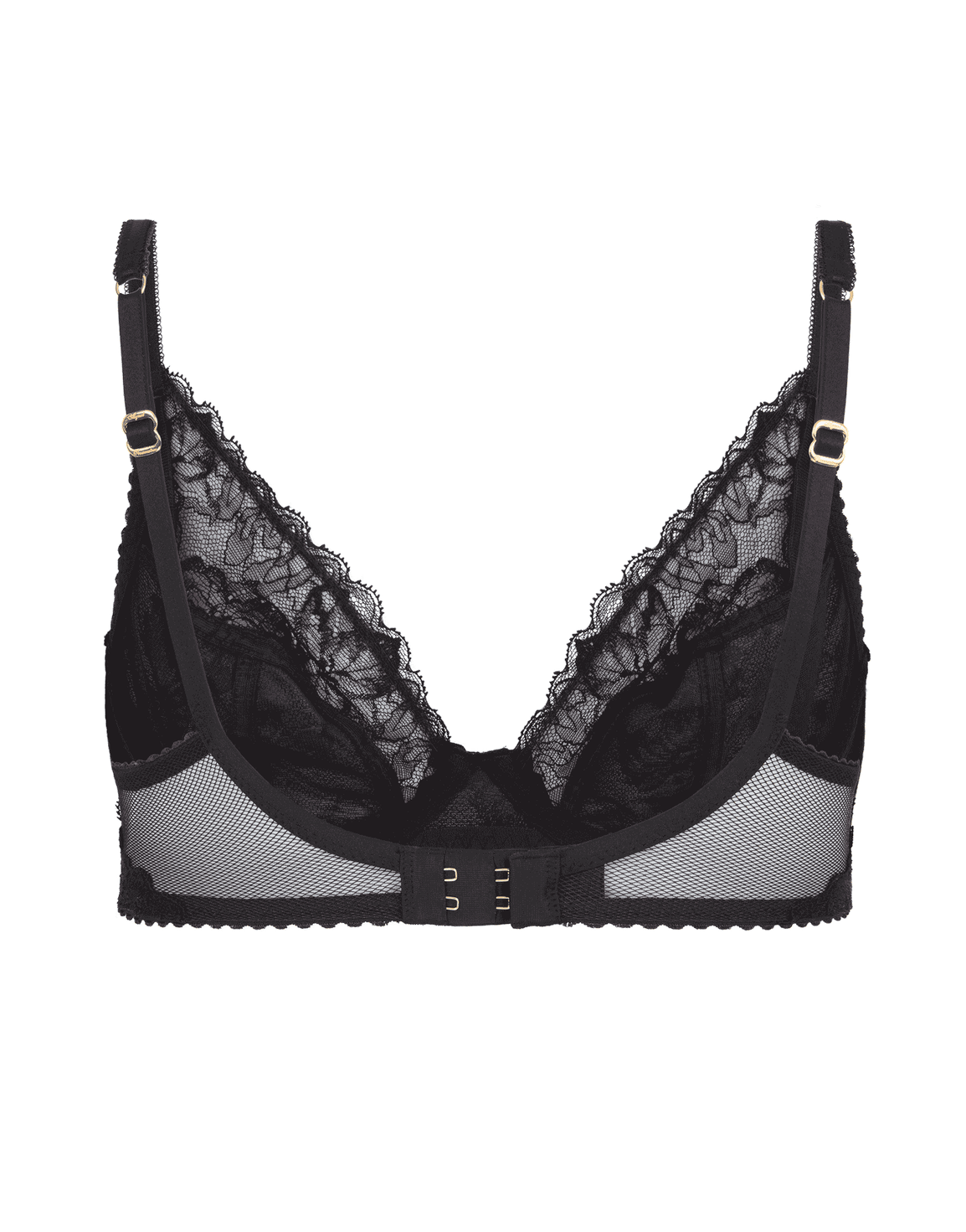 Leni Plunge Underwired Bra Black | Agent Provocateur