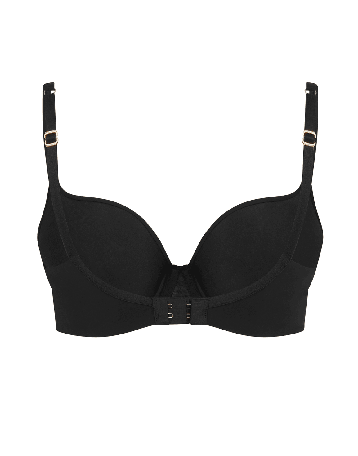 Leni Balcony Padded Plunge Bra Black | Agent Provocateur