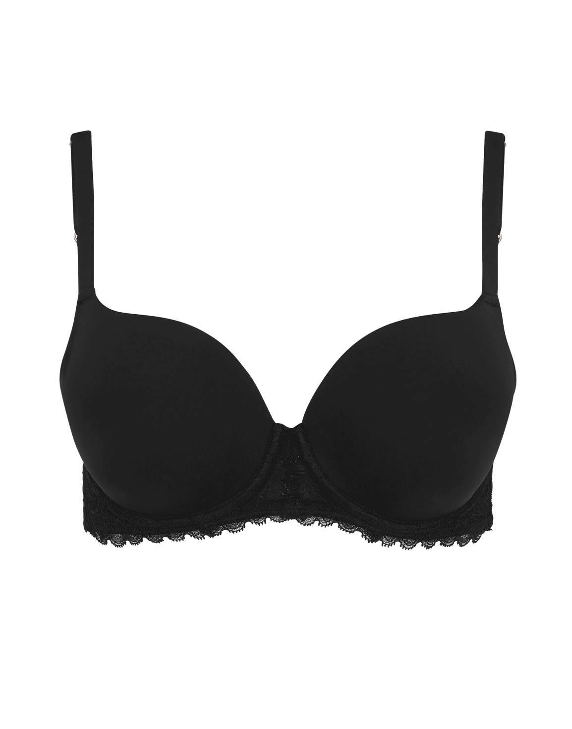 Leni Balcony Padded Plunge Bra Black | Agent Provocateur