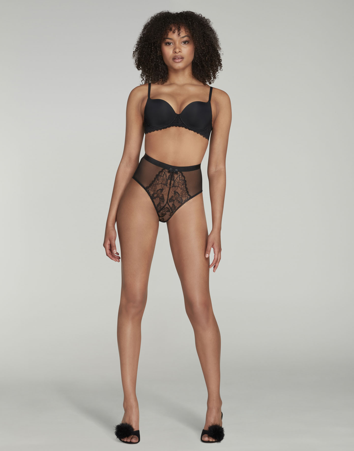 Leni High Waisted Brief Black | Agent Provocateur