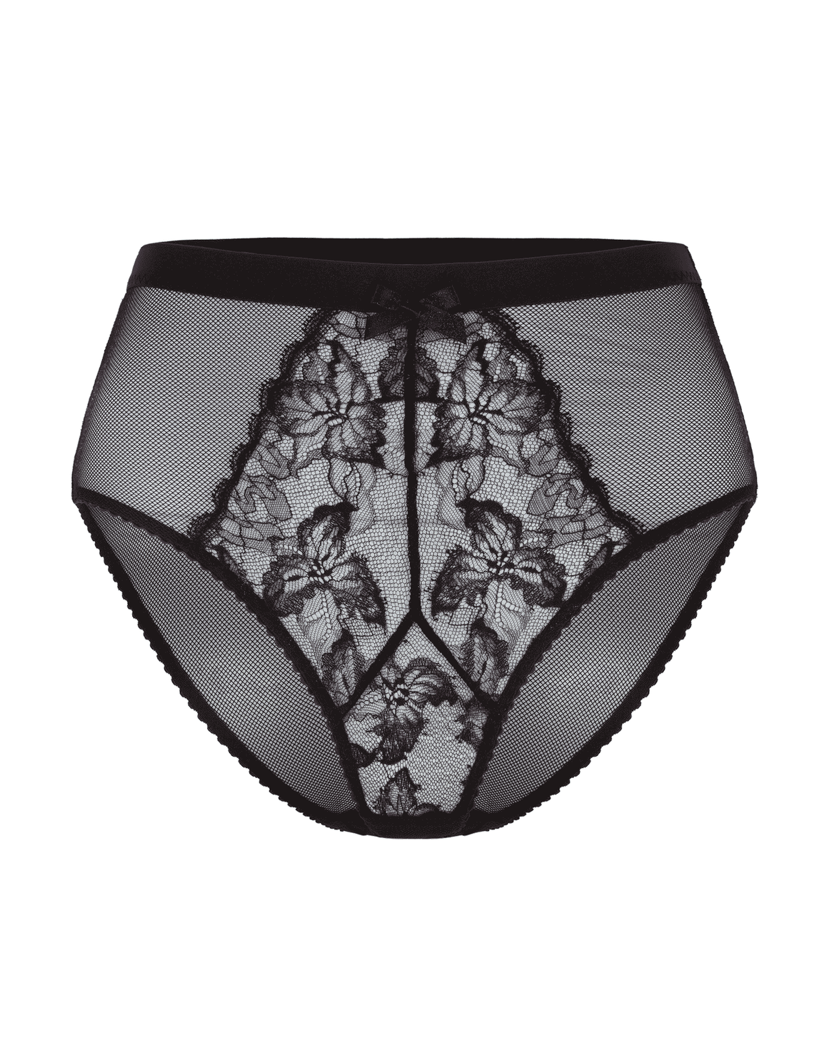 Leni High Waisted Brief Black | Agent Provocateur