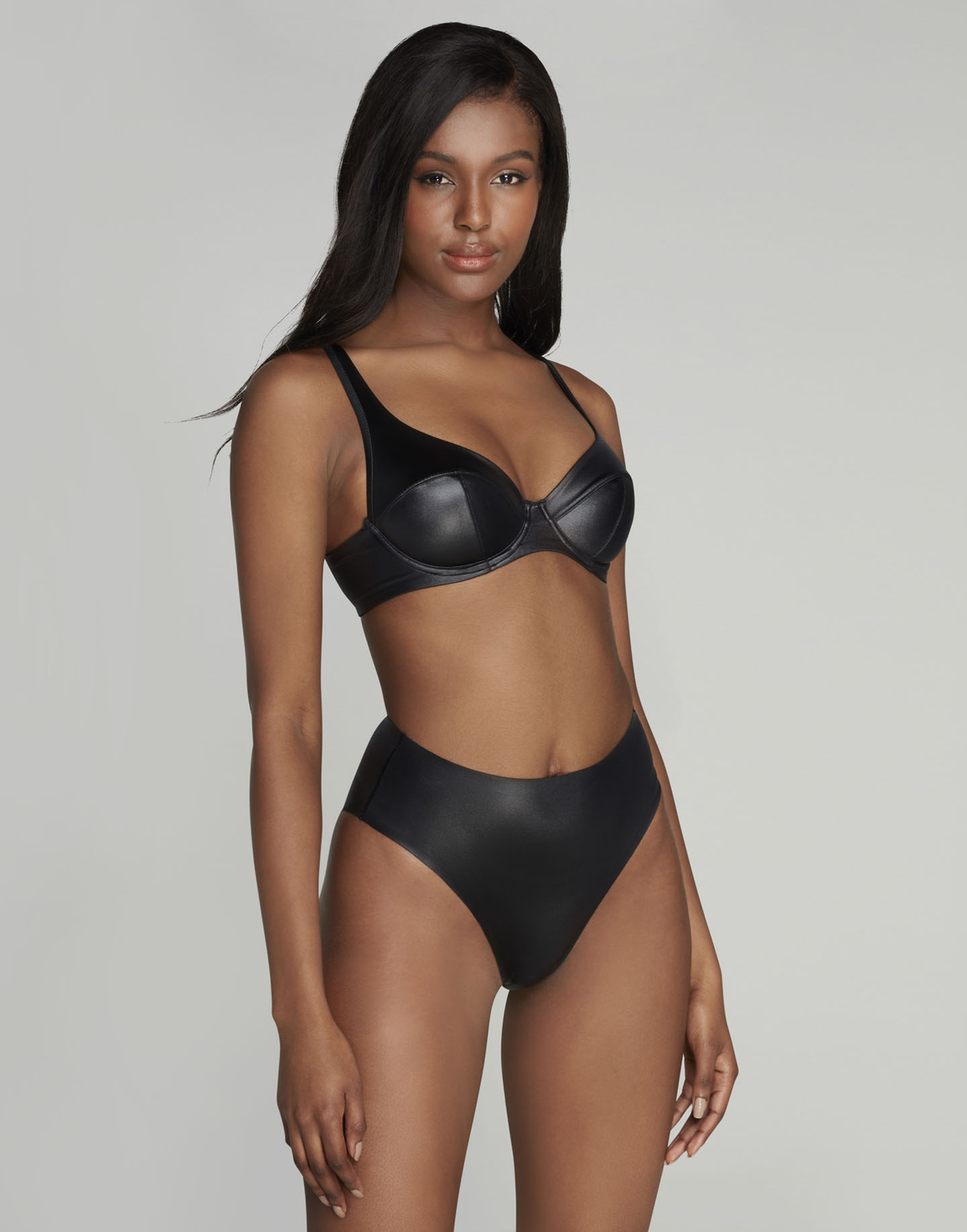 Paige High Waisted Brief Black | Agent Provocateur
