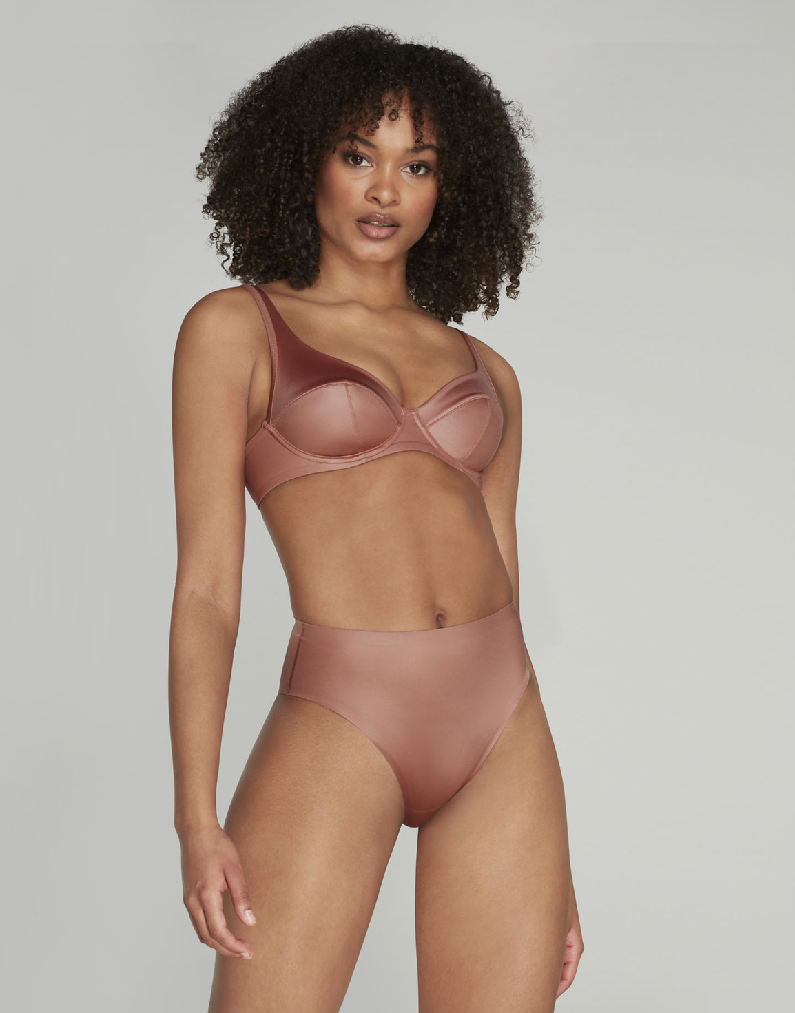 Paige High Waisted Brief Pink | Agent Provocateur