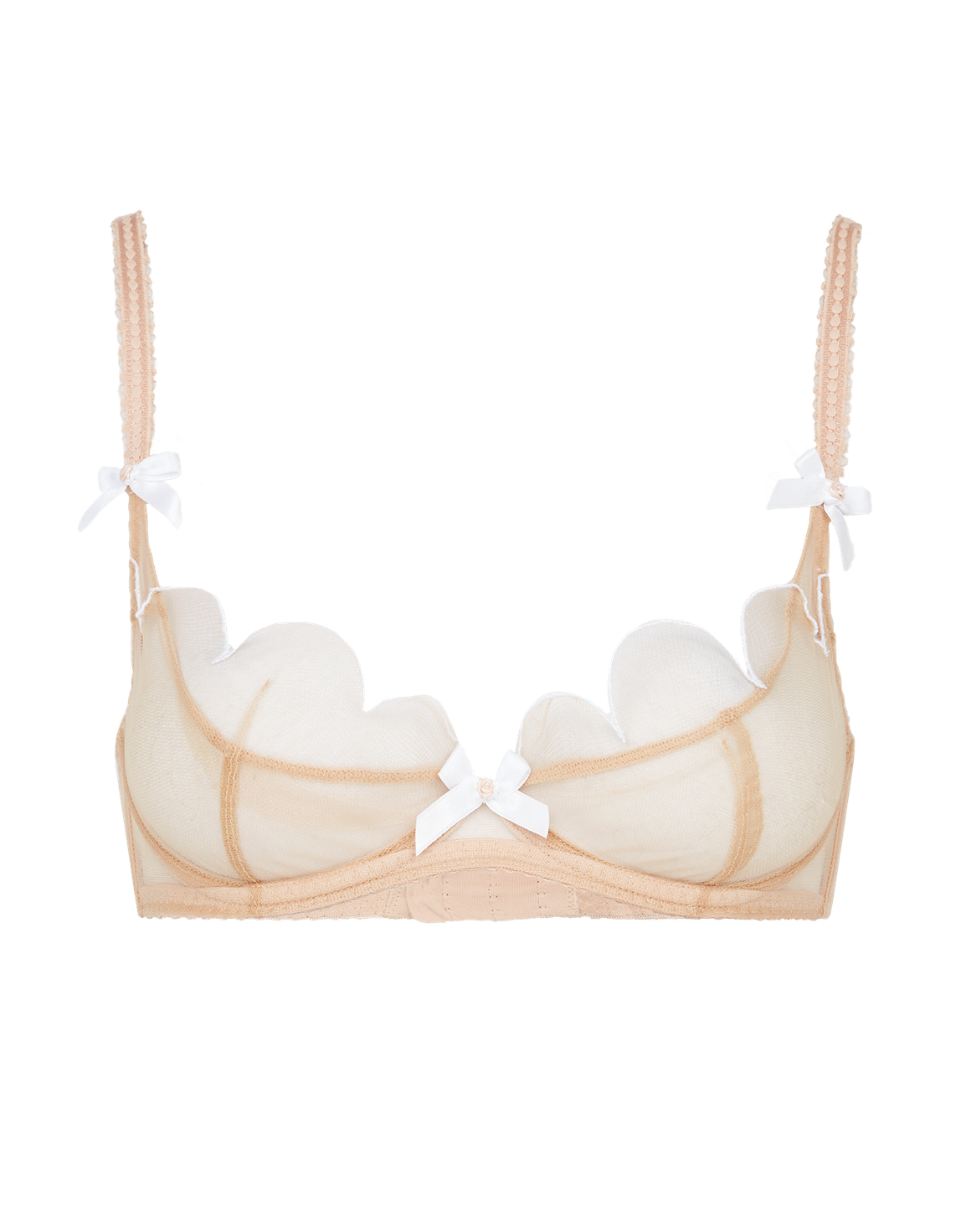 Lorna Demi Cup Plunge Underwired Bra Sand | Agent Provocateur