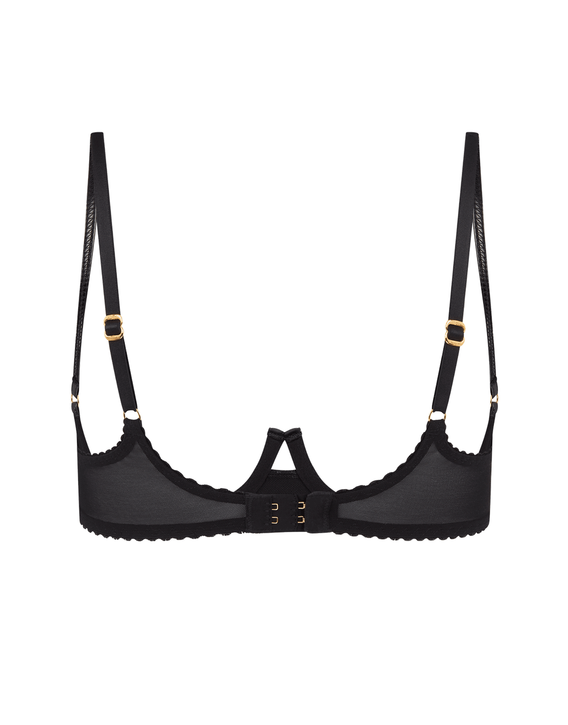 Ozella Open Bra Black | Agent Provocateur
