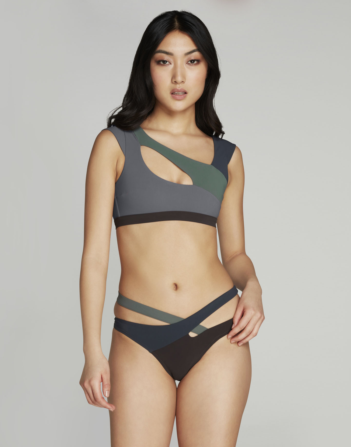 Izaro Bikini Top Khaki | Agent Provocateur