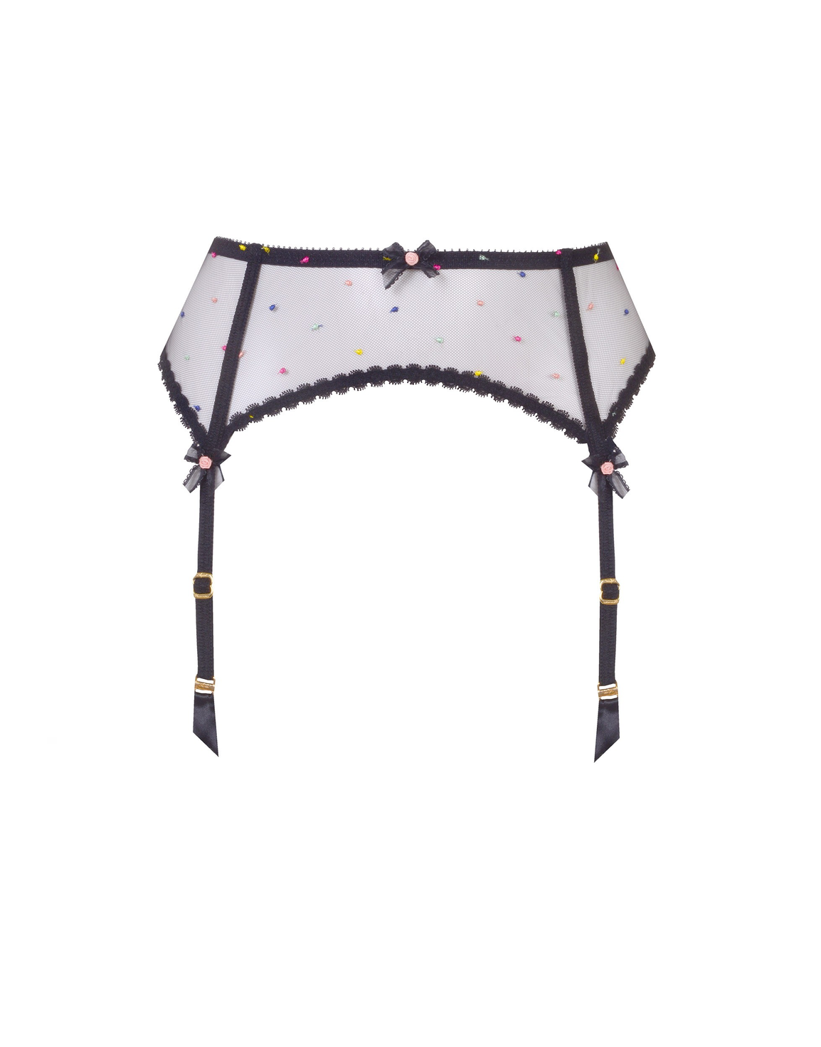 Poppie Suspender Black | Agent Provocateur