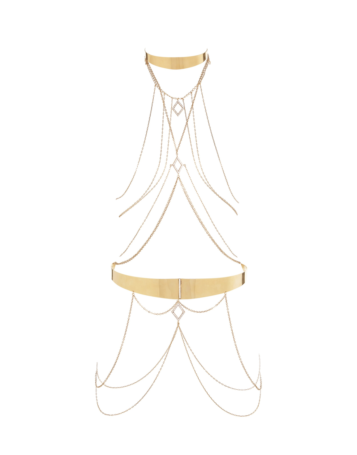 Nerissa Neck Piece Gold | Agent Provocateur