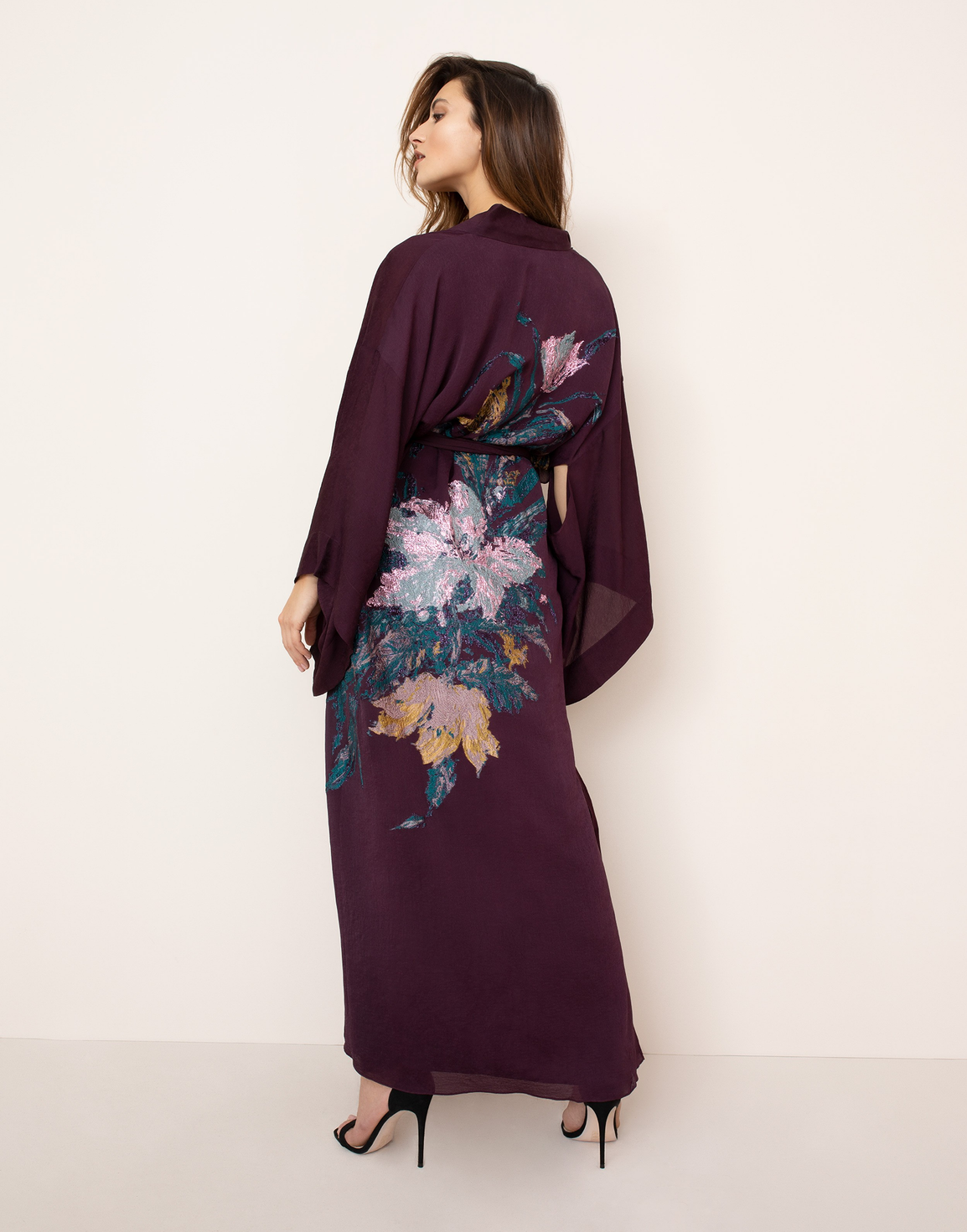 Fay Long Kimono Purple | Agent Provocateur