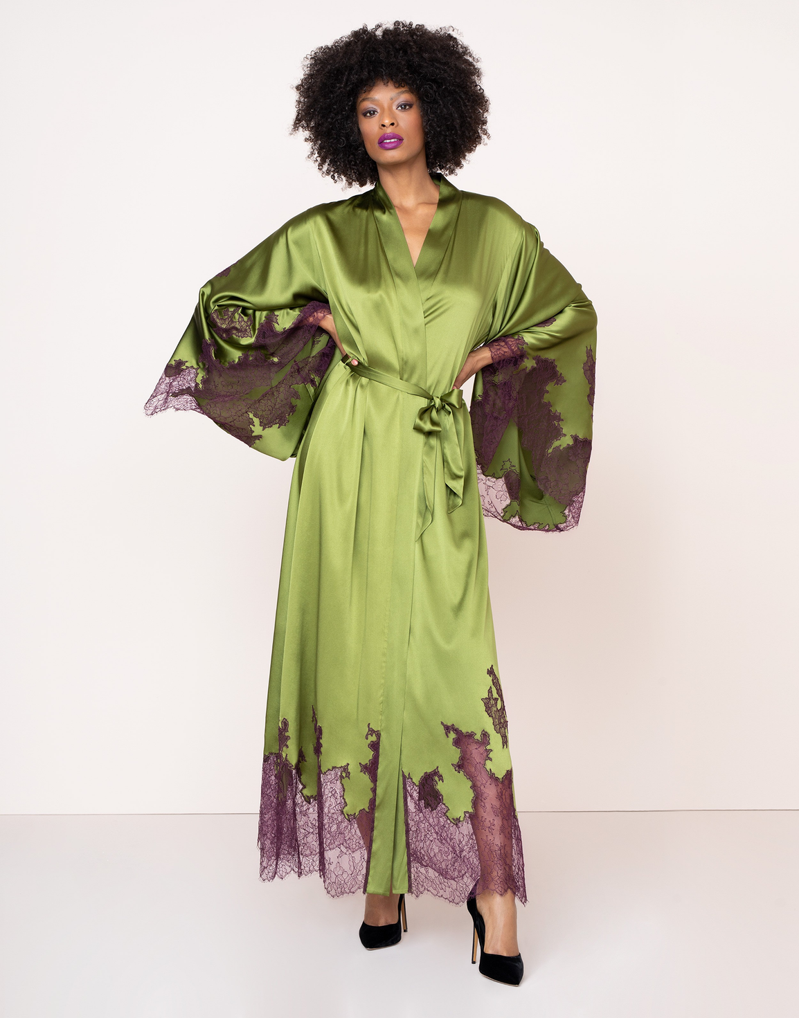 Christi Long Gown Green | Agent Provocateur
