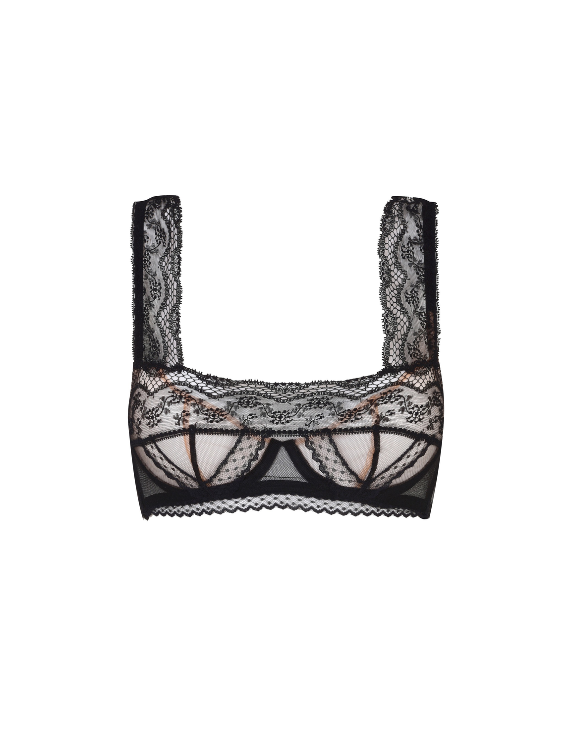 Austin Balconette Underwired Bra Black | Agent Provocateur
