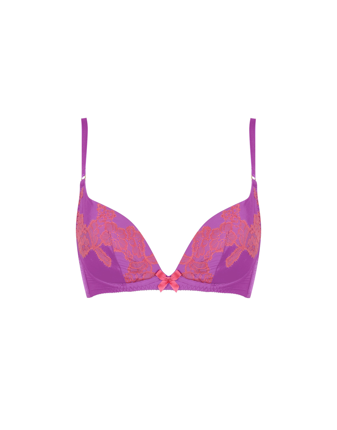 Cailine Plunge Underwired Bra Purple | Agent Provocateur
