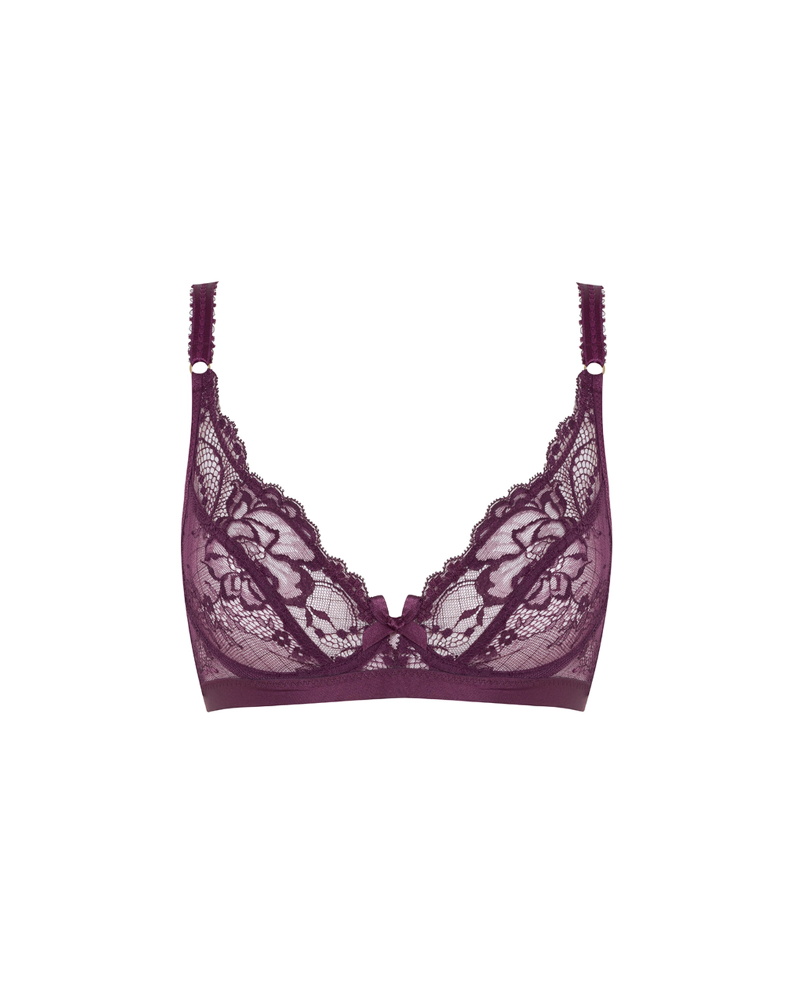 Carmella High Apex Underwired Bra Purple | Agent Provocateur