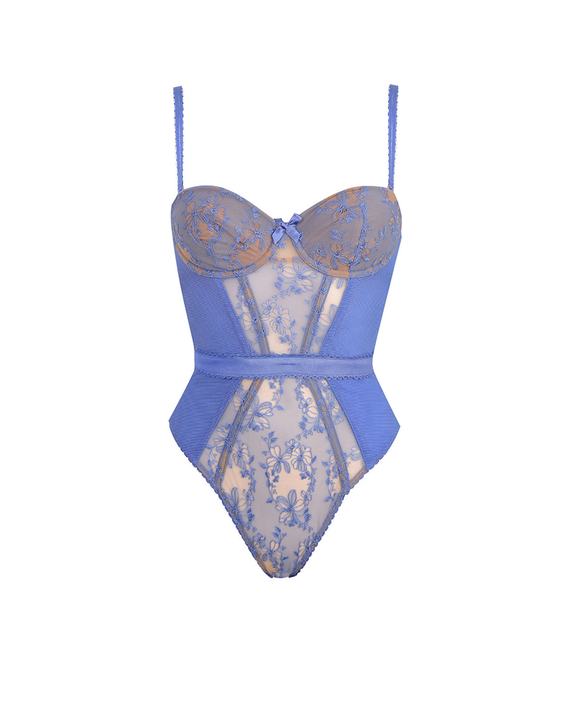 Florella Bodysuit Blue | Agent Provocateur