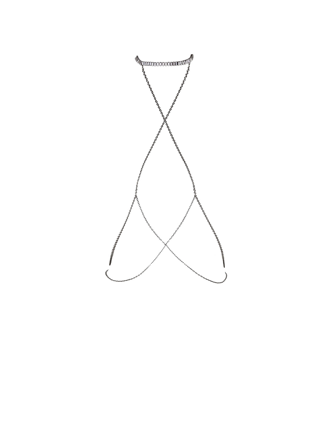 Sarrona Bodychain Gunmetal | Agent Provocateur