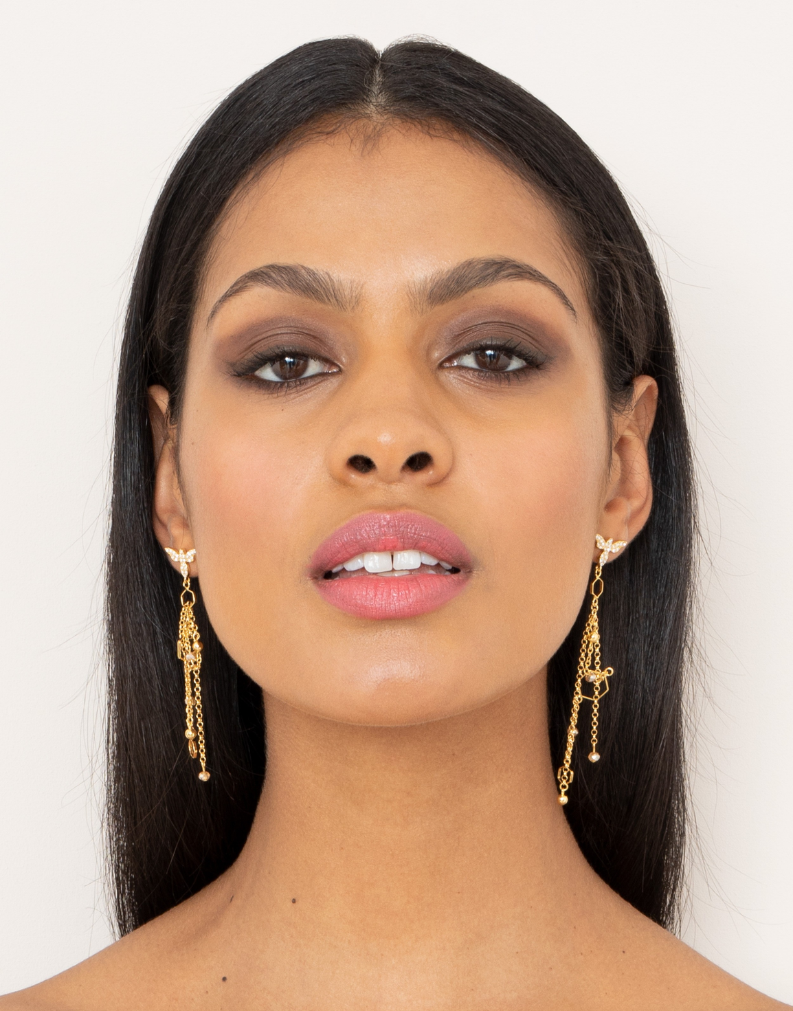 Azzalia Earring Gold | Agent Provocateur