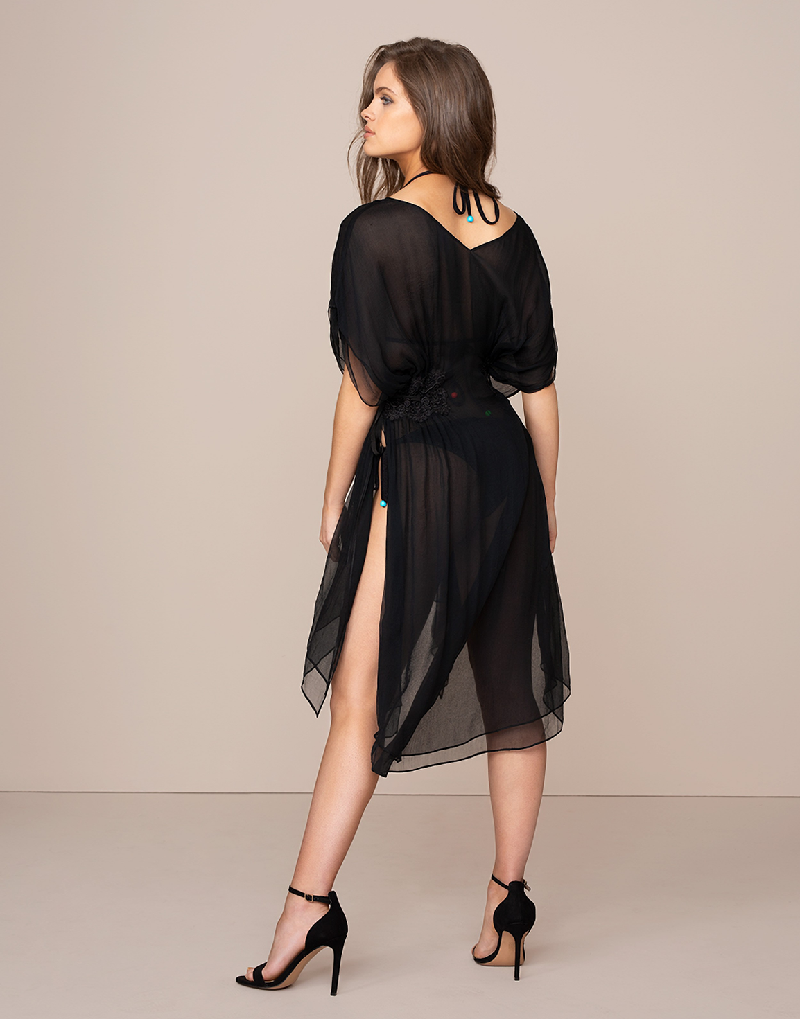 Lowri Kaftan Black | Agent Provocateur