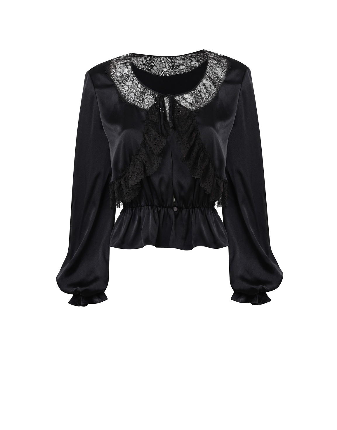 Annamae Pyjama Jacket Black | Agent Provocateur