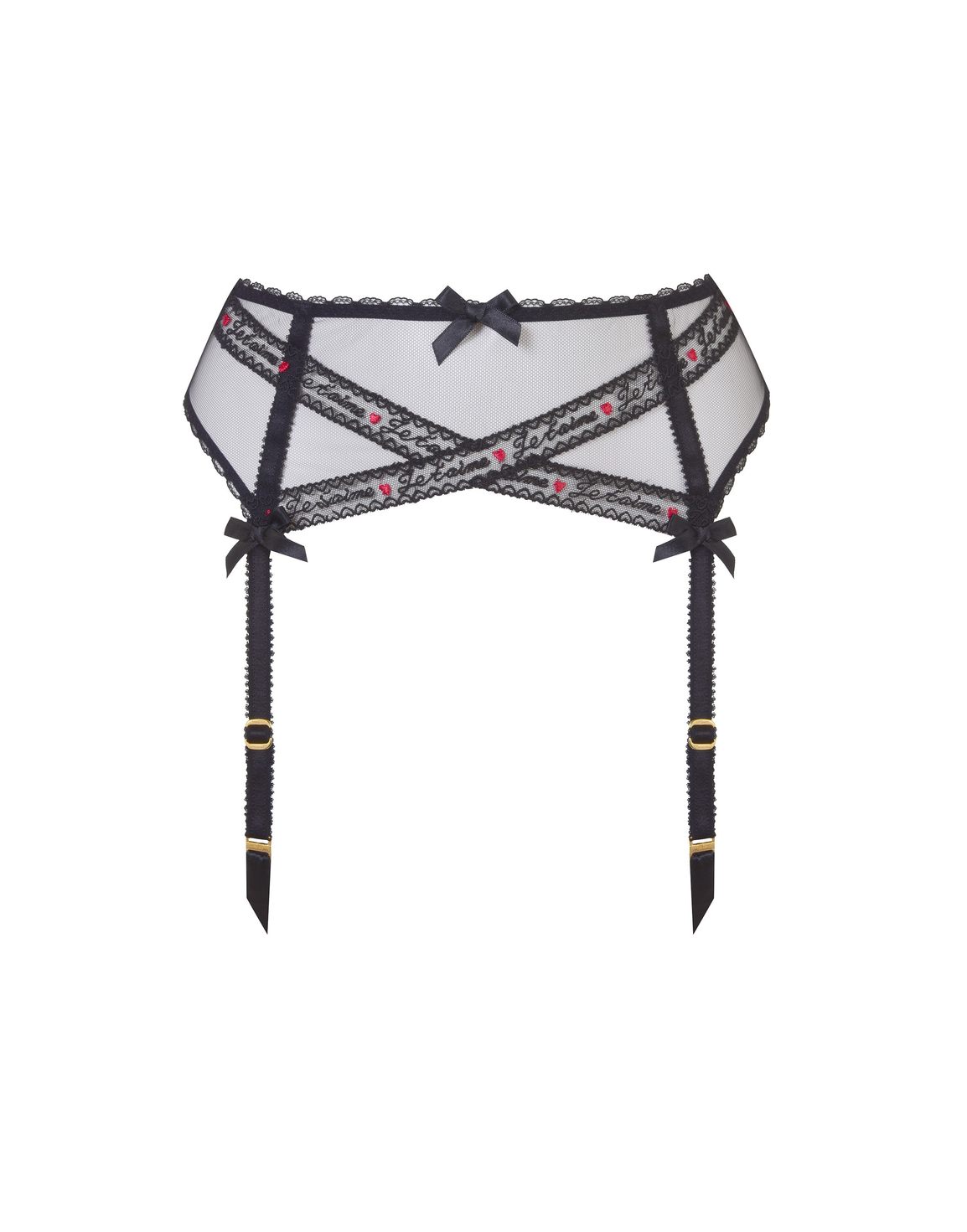 Edita Suspender Black | Agent Provocateur