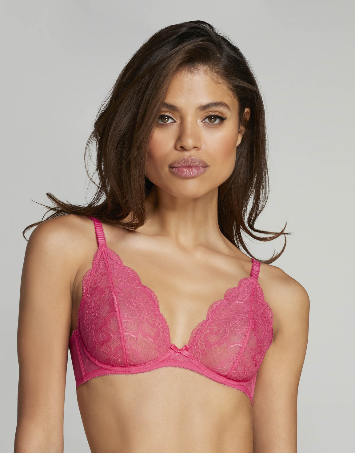 Bernie High Apex Underwired Bra Pink | Agent Provocateur