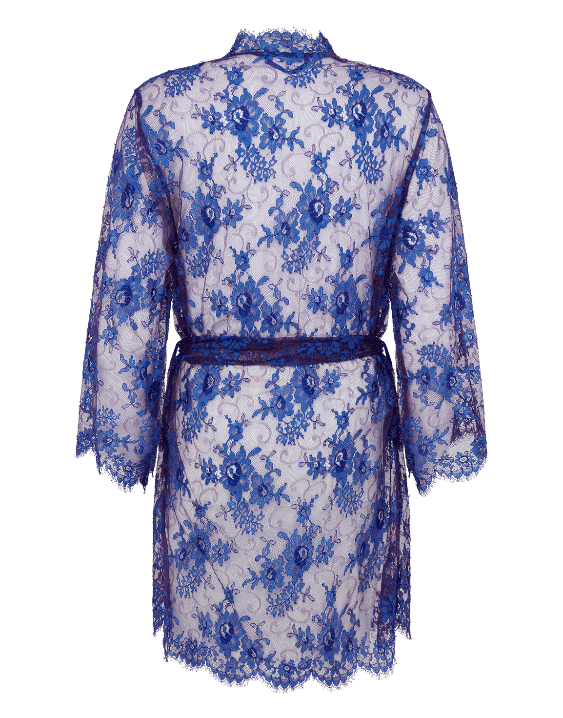 Carline Short Kimono Cobalt | Agent Provocateur