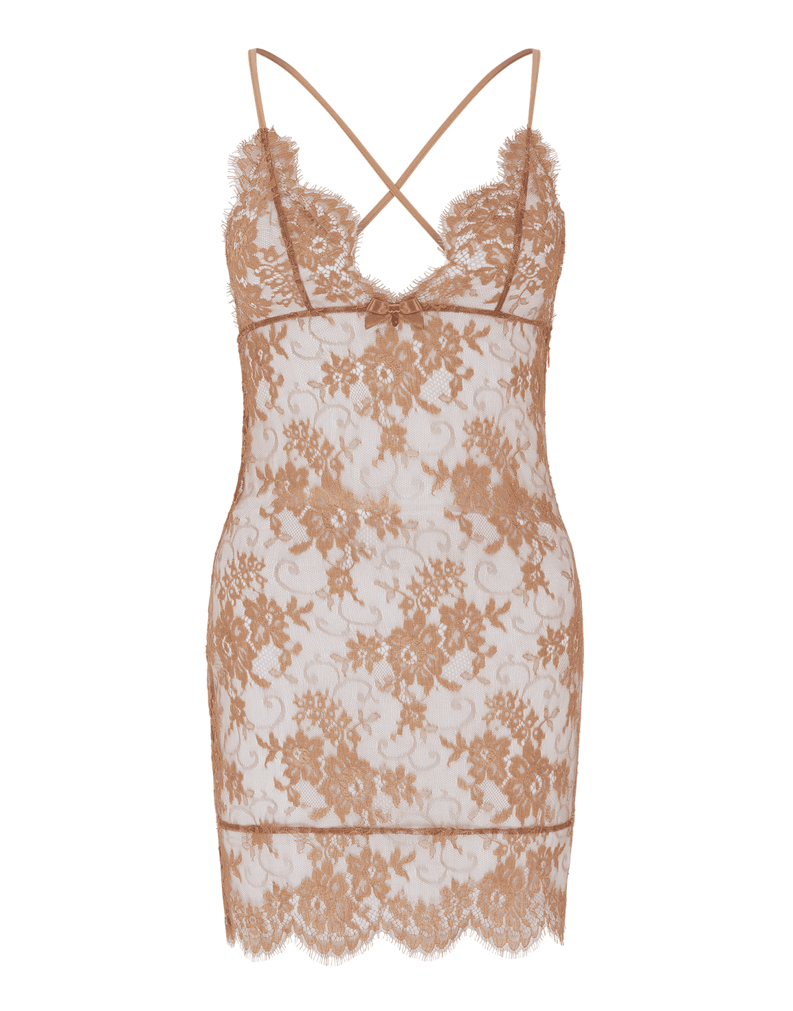 Carline Short Slip Gold | Agent Provocateur