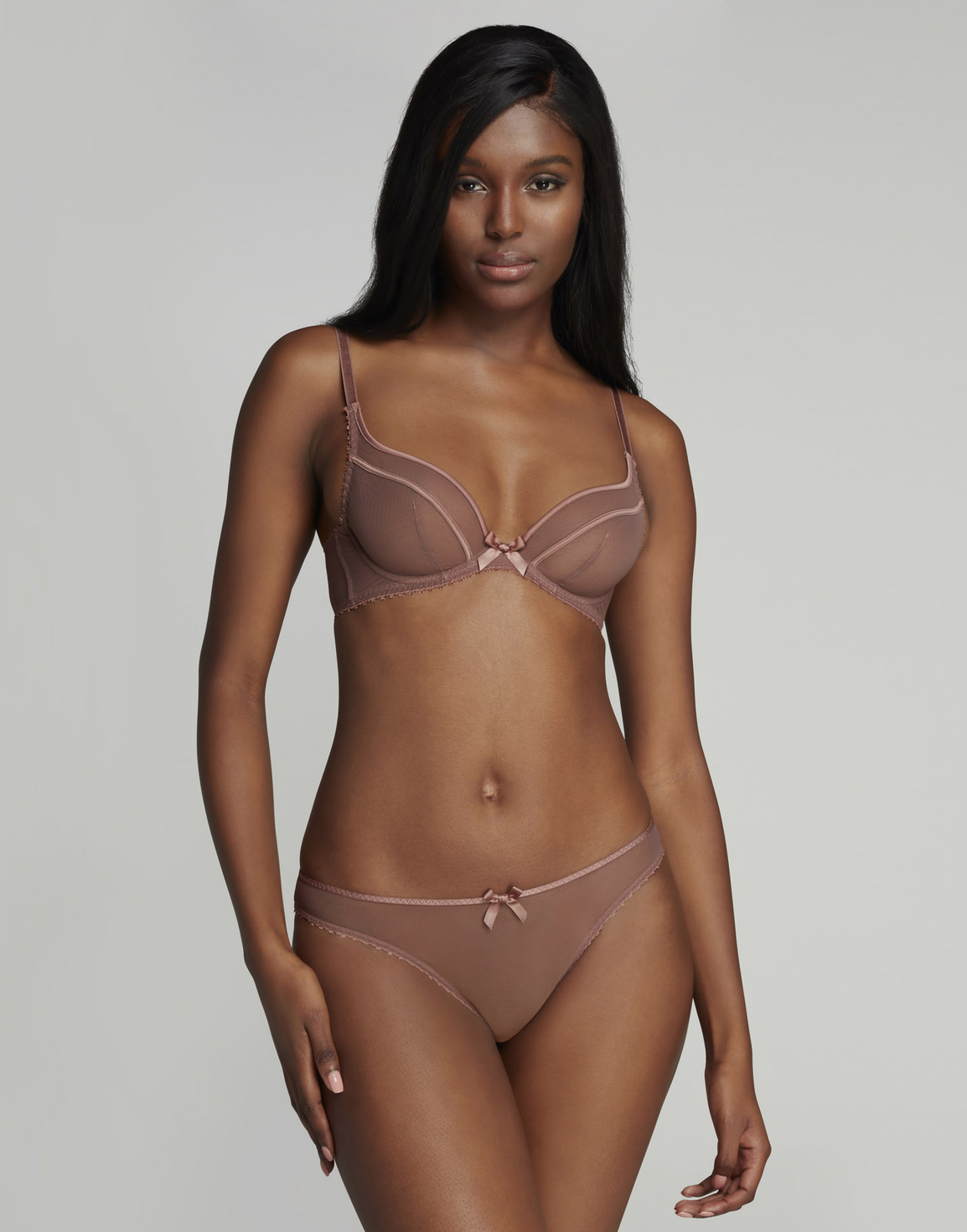 Cruz Plunge Underwired Bra Mocha | Agent Provocateur