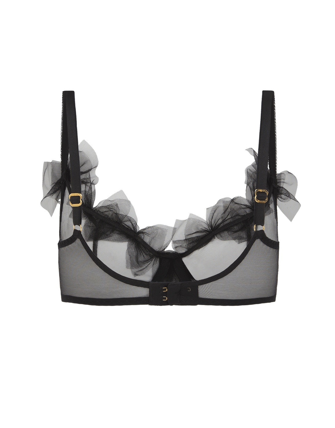 Fawn Plunge Underwired Bra Black | Agent Provocateur