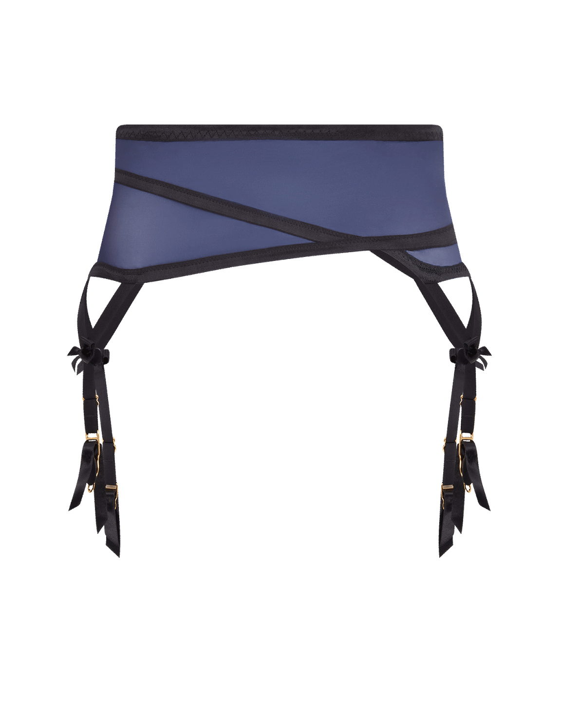 Joan Suspender Navy/Black | Agent Provocateur
