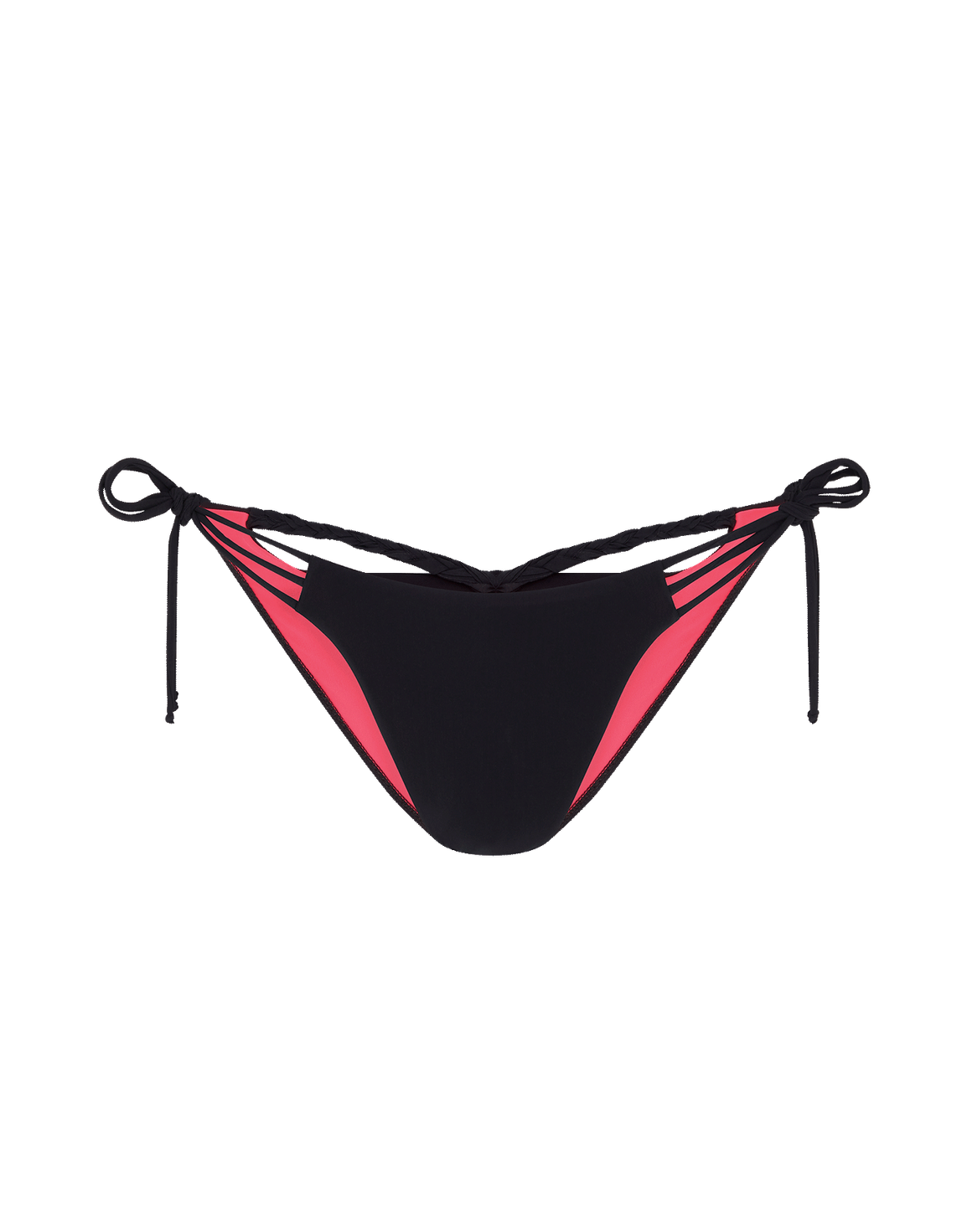 Laticia Bikini Bottom Black/Neon Pink | Agent Provocateur