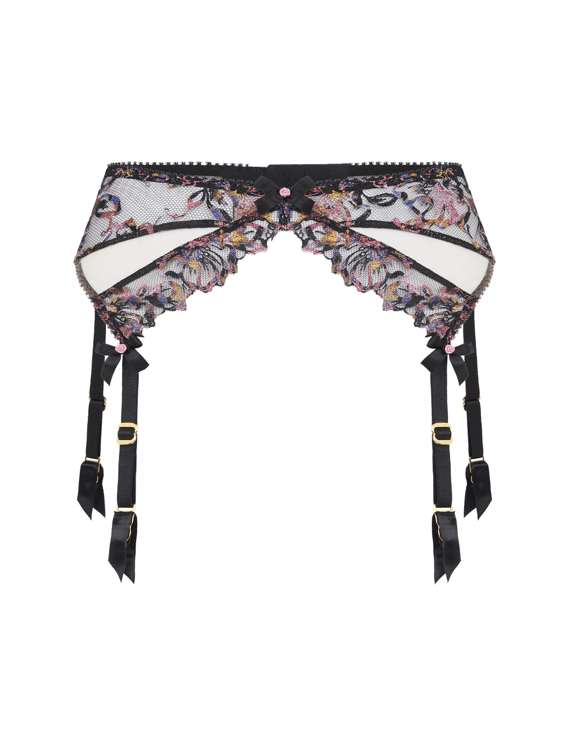 Leisha Suspender Black Multicolour | Agent Provocateur