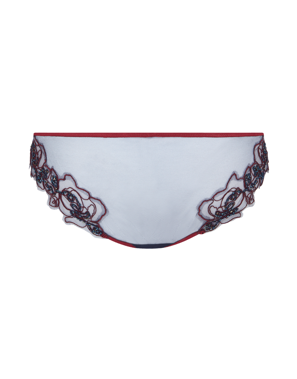 Lindie Full Brief Plum/Navy | Agent Provocateur