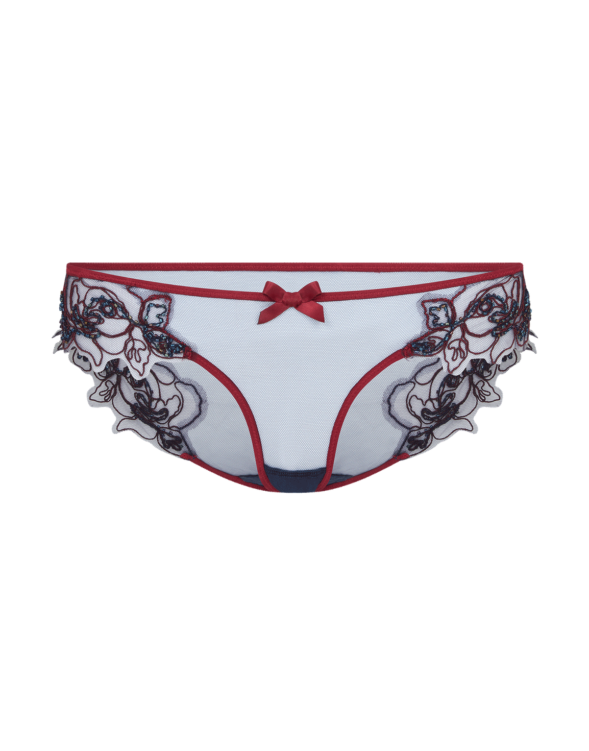 Lindie Full Brief Plum/Navy | Agent Provocateur
