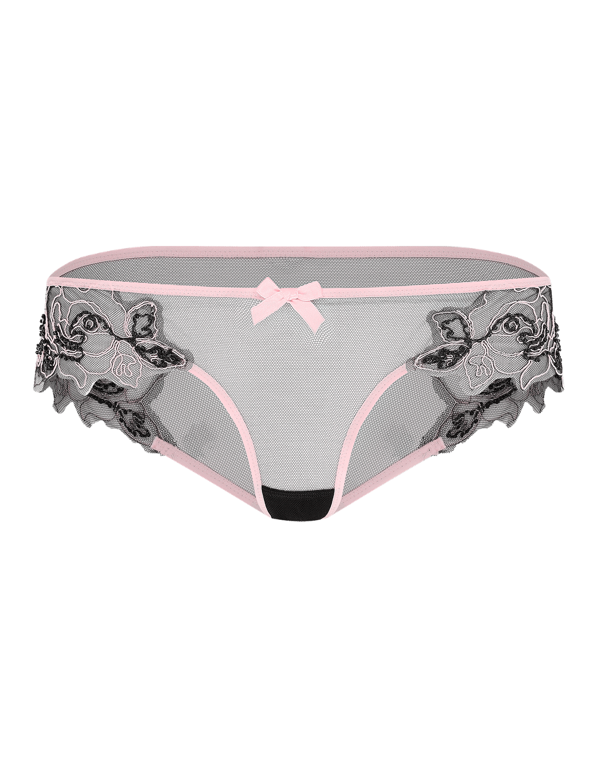 Lindie Full Brief Pink/Black | Agent Provocateur
