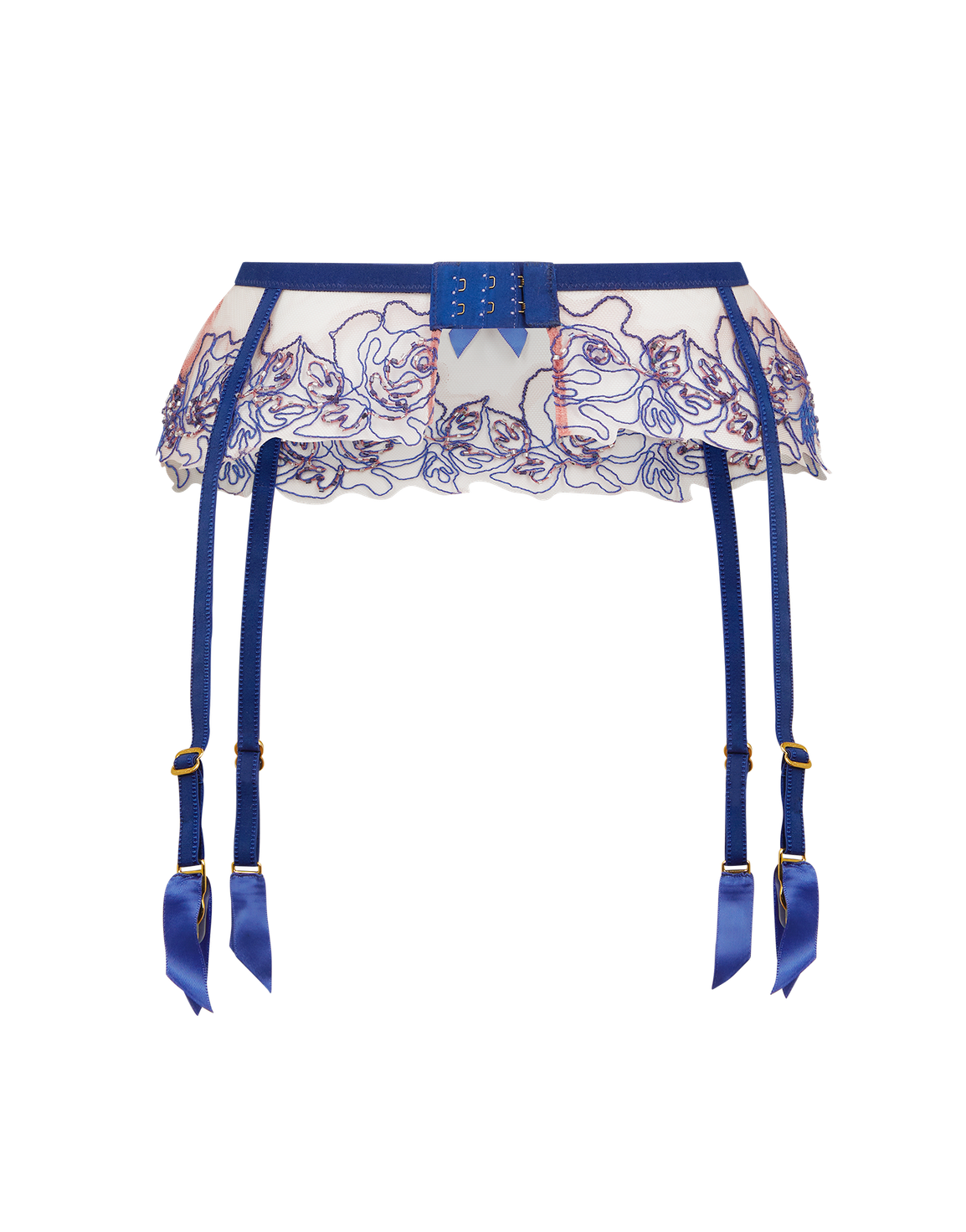 Lindie Suspender Pink/Blue | Agent Provocateur