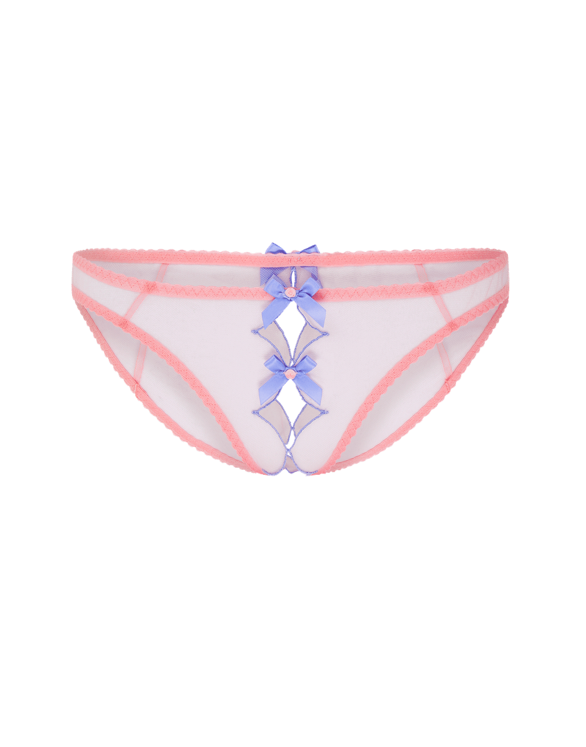 Lorna Ouvert Baby Pink/Blue | Agent Provocateur