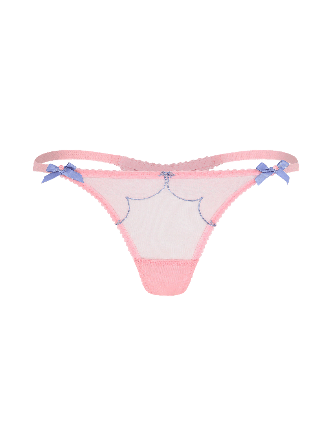 Lorna Thong Baby Pink/Blue | Agent Provocateur