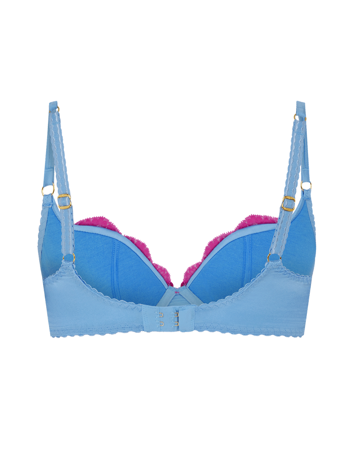 Molly Plunge Underwired Bra Blue | Agent Provocateur